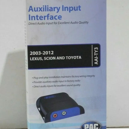 PAC AAI-TY3 Auxiliary Input Adapter for Select Lexus/Scion/Toyota Factory Radios