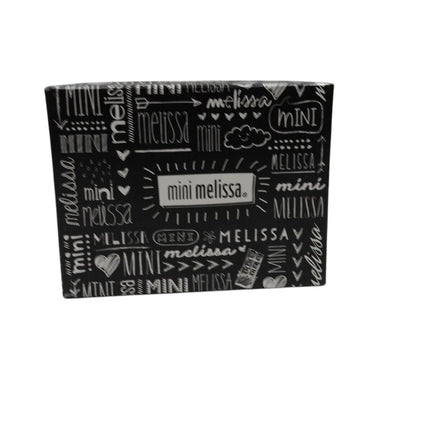 Mini Melissa Possession II Silver Glitter Sandal, Size - 7