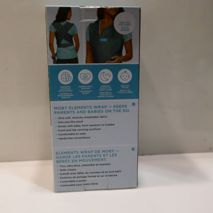 Moby Elements Wrap Carrier, Asphalt