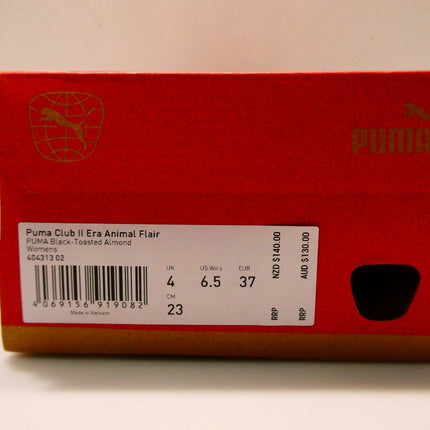 Puma Unisex Adult's Club II Era Sneaker, Puma Black/Toasted Almond, 8 US Womens/