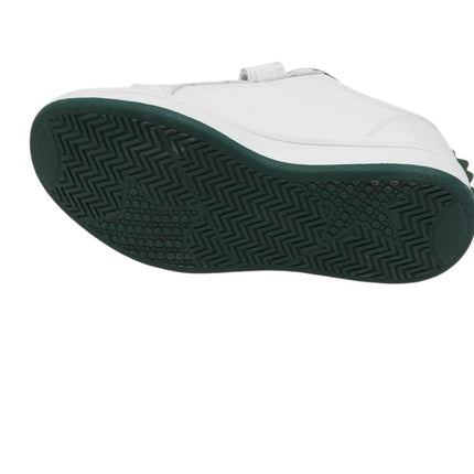 Clarks Kids Dewey White/Green E+ 28 E
