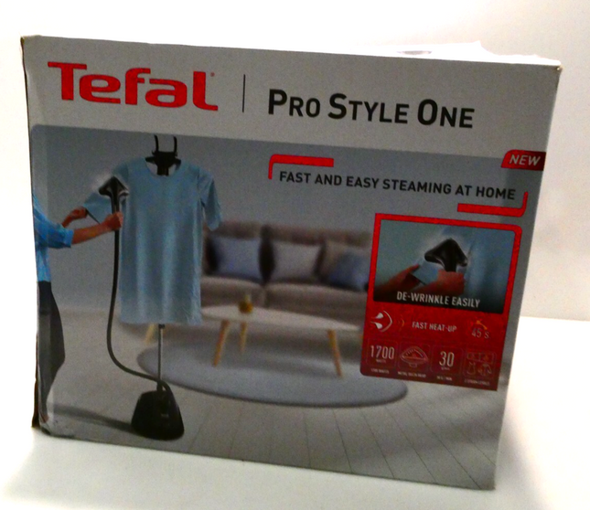 Tefal Pro Style One Garment Upright Steamer Black IT2461ZO