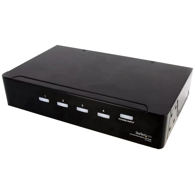 StarTech ST124DVIA 4 Port DVI Video Splitter with Audio