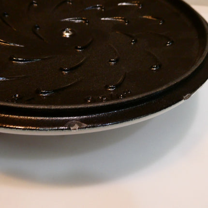 Staub Cast Iron Dutch Oven, 3.75Qt, Serves 3-4, Made in France, White