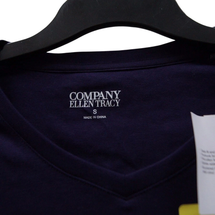 12 x Ellen Tracy Woman's Full T-Shirt Purple T-Shirt Size - S