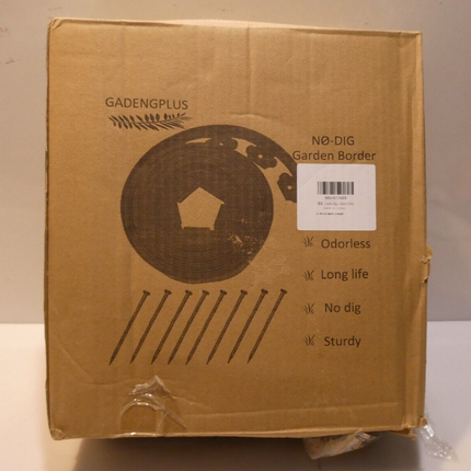 Garden Edge Landscape Edging Border No Dig, Mulch Border, Rubber Landscaping Edg