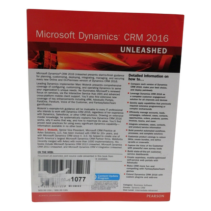 Unleashed Ser.: Microsoft Dynamics CRM 2016 Unleashed : With Expanded...