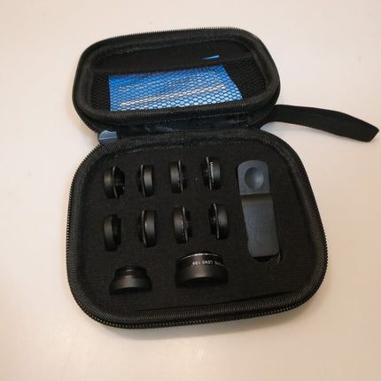 Mocalaca Phone Camera Lens (11 Lenses) Phone Lens Kit, Clip on Fisheye/Macro/Wid