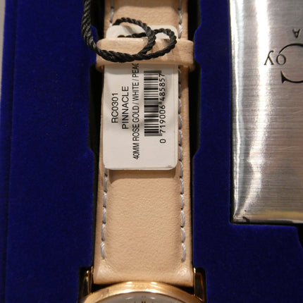 Rose & Coy Women's Quartz Pinnacle Ultra Slim 40mm White Dial Watch with Rose Go