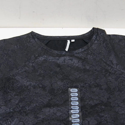 Calvin Klein Jeans Women's Coated Lace Top - Small