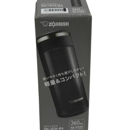 Zojirushi SM-JD36BA Tuff Mug, 12-Ounce/0.36-Liter - Black