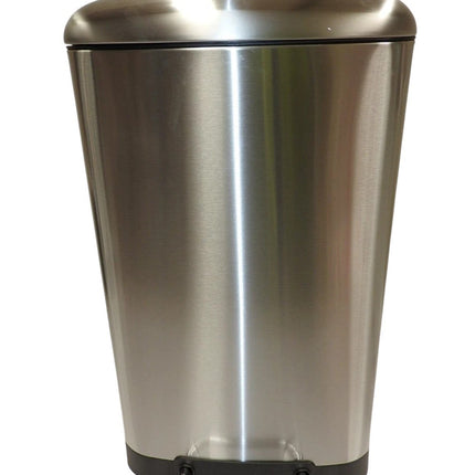 Amazon Basics 40 Liter/10.5 Gallon Soft-Close, Smudge Resistant Trash Can (Dent)