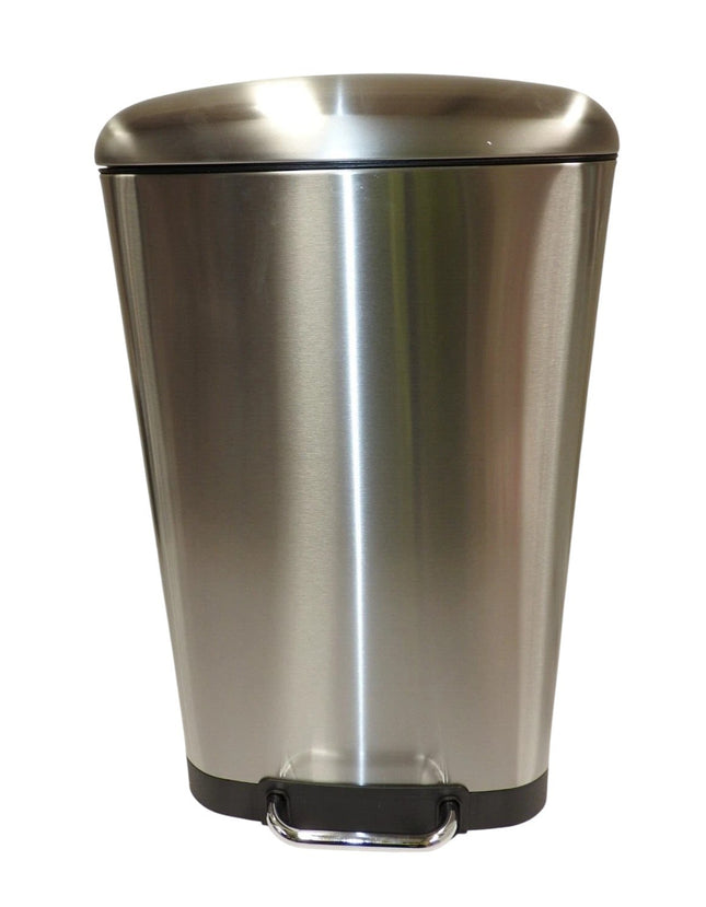 Amazon Basics 40 Liter/10.5 Gallon Soft-Close, Smudge Resistant Trash Can (Dent)