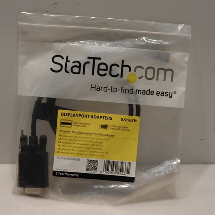 StarTech.com 3 ft Mini DisplayPort to VGA Adapter Cable - mDP to VGA Video Conve