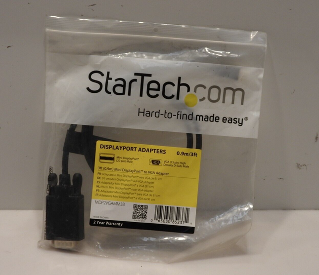 StarTech.com 3 ft Mini DisplayPort to VGA Adapter Cable - mDP to VGA Video Conve