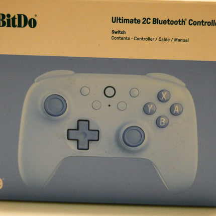 8Bitdo Ultimate 2C Bluetooth Gaming Controller for Switch & Switch 2 - Blue
