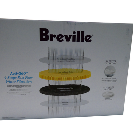 Breville the Aquastation Hot Water Dispenser (Black Truffle), LWA200BTR Colou...