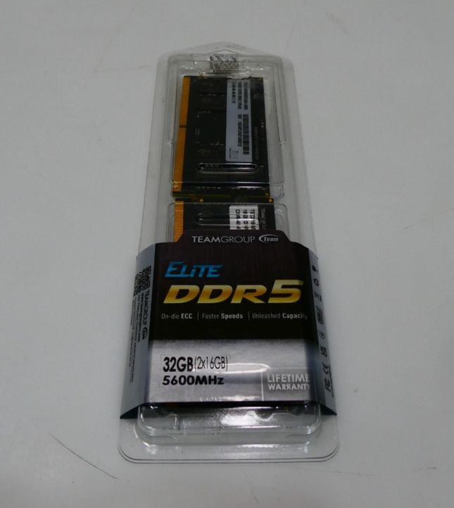 TEAMGROUP Elite SODIMM DDR5 32GB (16x2GB) 5600Mhz Laptop Memory Module Ram
