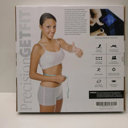 EatSmart Get Fit Digital Body Fat Scale - Black