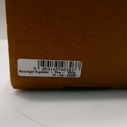 Filofax Moonlight Organizer, Personal Size, White