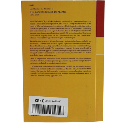 Use R! Ser.: R for Marketing Research and Analytics by Elea McDonnell Feit...