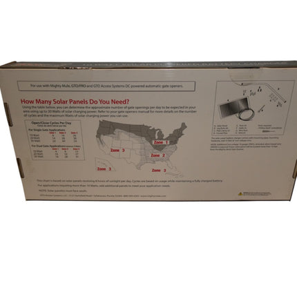 Mighty Mule Solar Panel Charging Kit 10 Watt - FM123