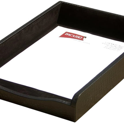 Dacasso A2201 Crocodile Embossed Leather Front-Load Letter Tray