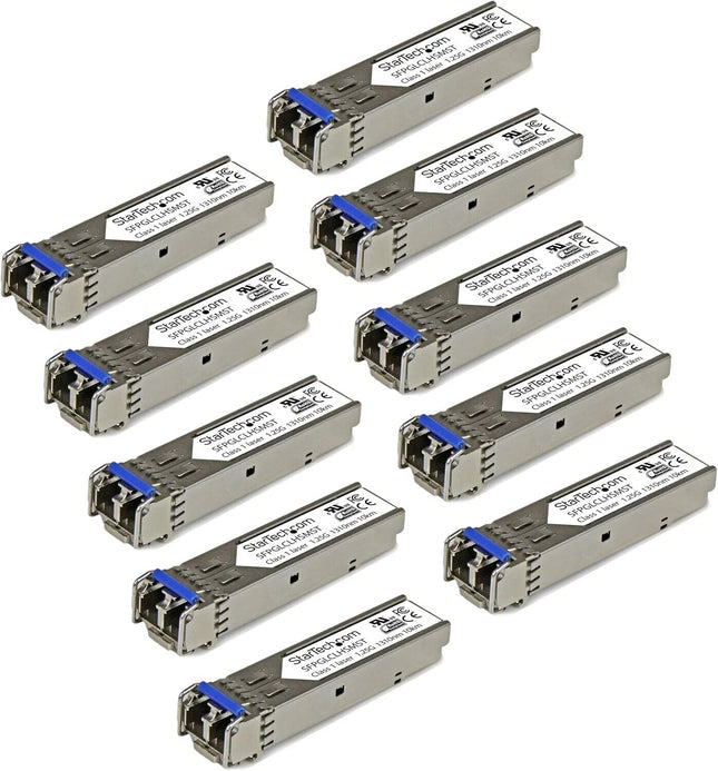 StarTech.com Cisco GLC-LH-SM Compatible - 10 Pack - Gigabit SFP - SFP Transceive