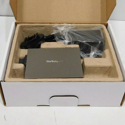 StarTech.com 1000 Mbps Gigabit Multi Mode Fiber Ethernet Media Converter SC 550m