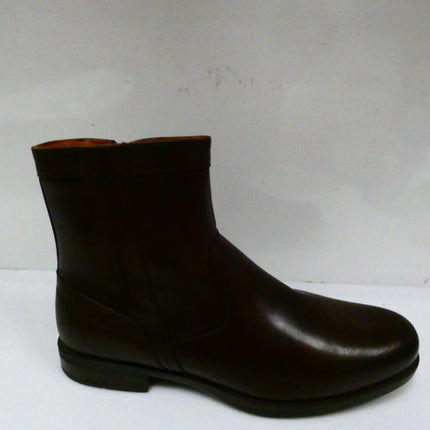 Florsheim Men's Medfield Plain Toe Zip Boot Fashion, Brown, 12 3E