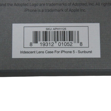 Adopted Iridescent Lens Case for iPhone 5 - Sunburst