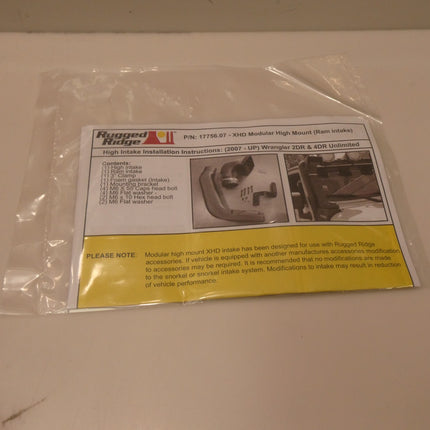 Rugged Ridge 17756.21 XHD Low and High Mount Snorkel Kit for Select Jeep Wrangle