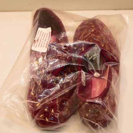 Dunlop Bluebell Slipper Burgundy Size 4