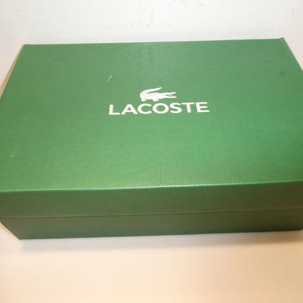 Lacoste Men's Powercourt 223 1 AU SMA Sneaker, White/Burgundy, 11 US