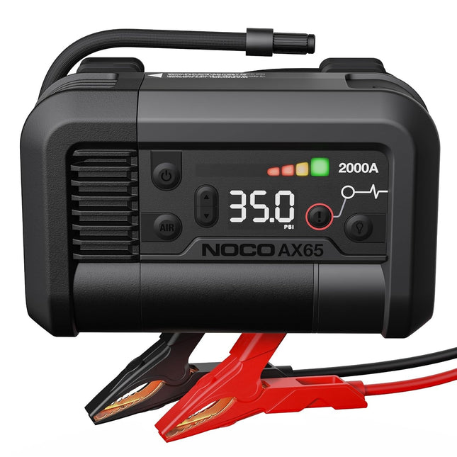 NOCO Boost Air AX65: 2000A Jump Starter with 22A 100 PSI Air Compressor - 8.0L G