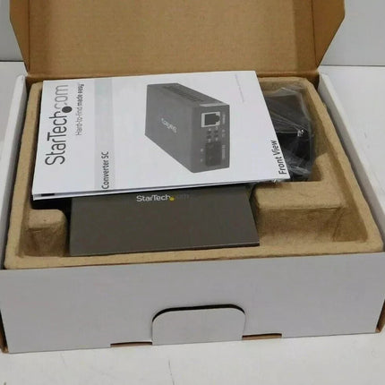 StarTech.com 1000 Mbps Gigabit Multi Mode Fiber Ethernet Media Converter SC 550m