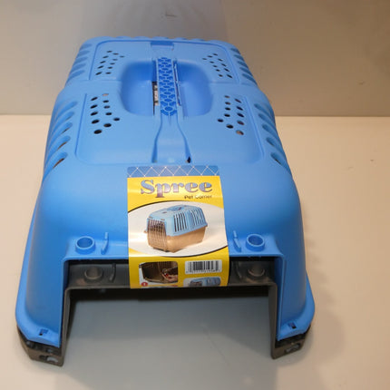 Pet Carrier: Hard-Sided Dog Carrier, Cat Carrier, Small Animal Carrier in Blue