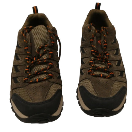 Columbia Men's Crestwood Hiking Shoe, Camo Brown, Heatwave, Size - 7
