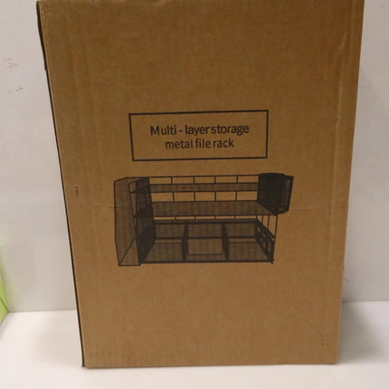 gianotter Paper Letter Tray Organizer with File Holder, 4-Tier Desk Accessories