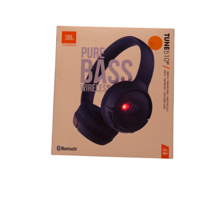 JBL Tune 510 Wireless On-Ear Headphones, Blue