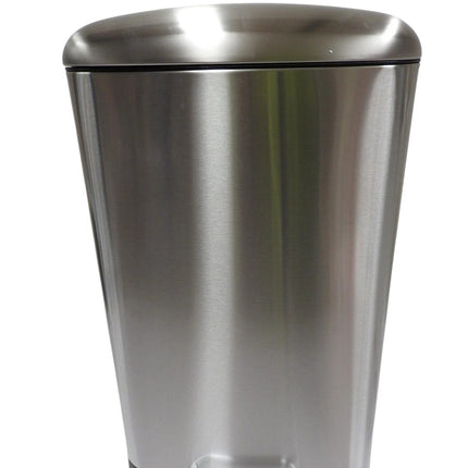 Amazon Basics 40 Liter/10.5 Gallon Soft-Close, Smudge Resistant Trash Can (Dent)