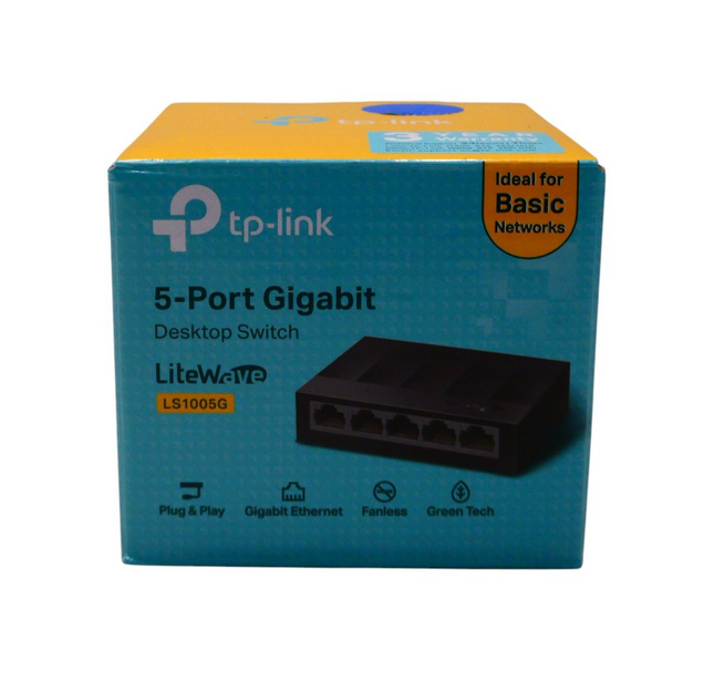 TP-Link LS1005G - Litewave 5 Port Gigabit Ethernet Switch