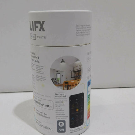 2 x LIFX Mini White 800 Lumens A60 E27 Smart Light Bulb