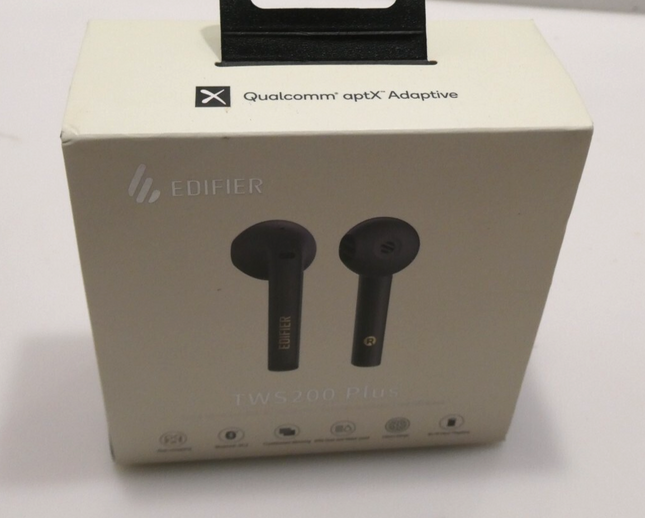 Edifier TWS200 Plus Grey Wireless Earbuds with Charging Case