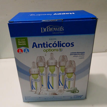 Dr. Brown's Natural Flow Options+ Anti-Colic Baby Bottles Newborn Feeding Set