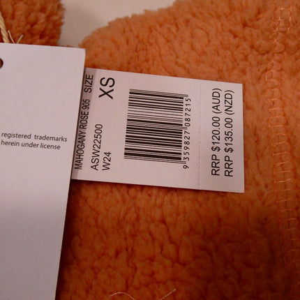 FILA Women's Monika Quarter Zip, Mahogany Rose, X-Small