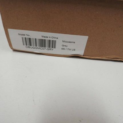 UGG Outback Slippers Moccasins Grey OBUGGMC 07-Gry, US 6M, 7W