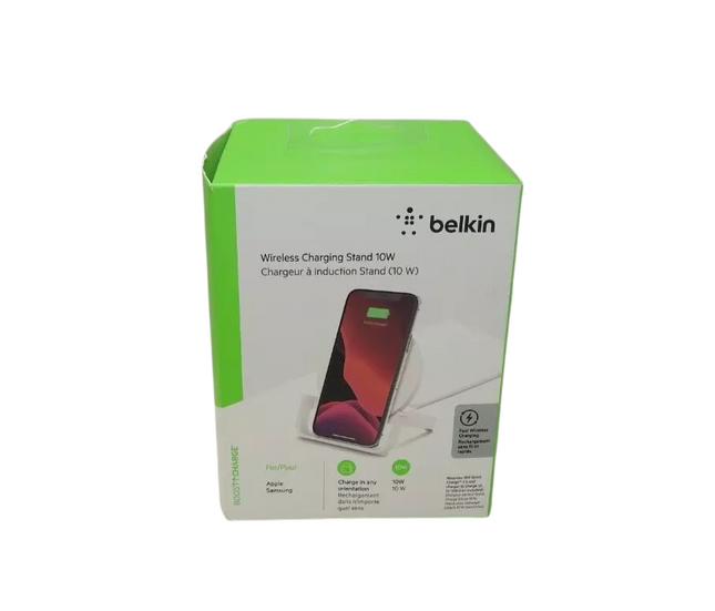 Belkin BoostCharge 10W Wireless Charging Stand - White