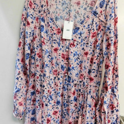 Jag Women Kristen Printed Dress, Blush, Size - 8