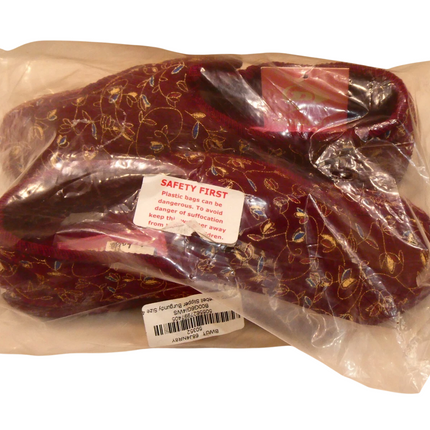 Dunlop Bluebell Slipper Burgundy Size 4